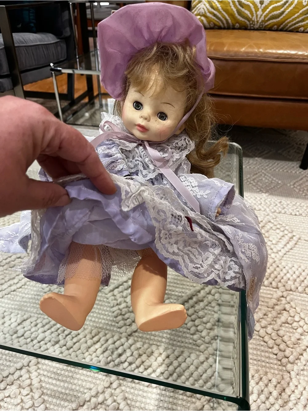 Vintage antique Horsman fashion baby doll rubber hard plastic